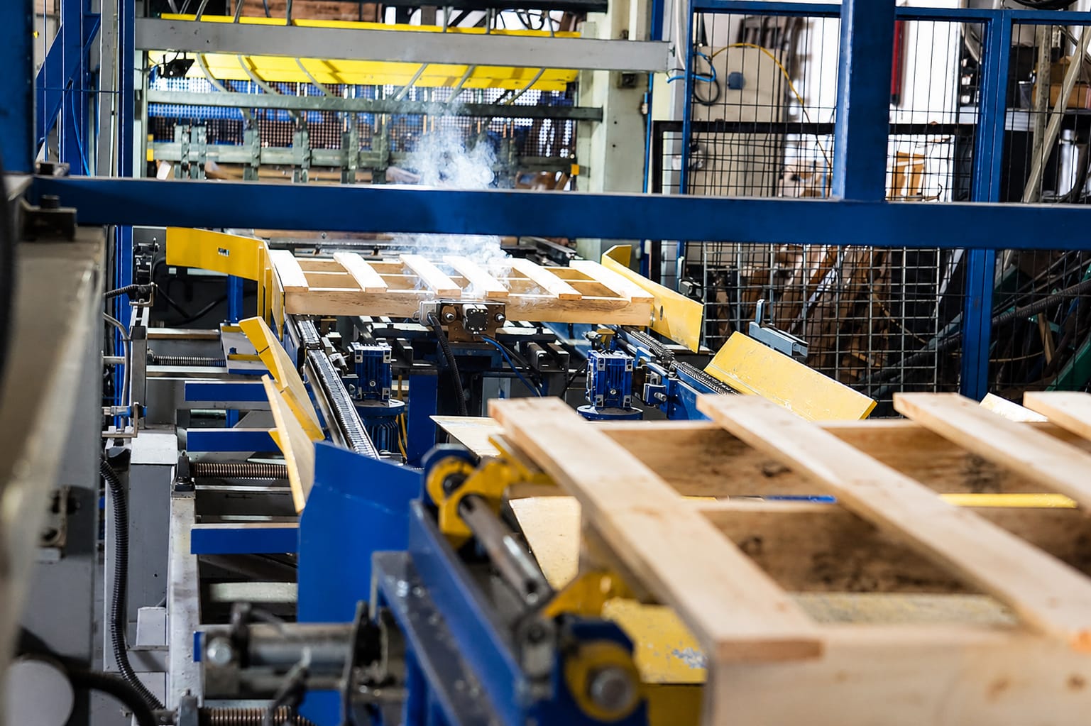 Fabricación de palets